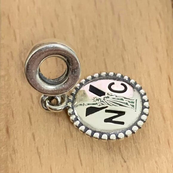 Pandora Blue Lady Liberty Exclusive Charm, S925 Silver Bracelets - Picture 3 of 4